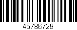 Código de barras (EAN, GTIN, SKU, ISBN): '45786729'
