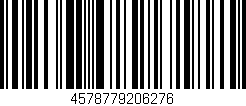 Código de barras (EAN, GTIN, SKU, ISBN): '4578779206276'