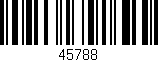 Código de barras (EAN, GTIN, SKU, ISBN): '45788'