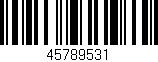Código de barras (EAN, GTIN, SKU, ISBN): '45789531'