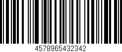 Código de barras (EAN, GTIN, SKU, ISBN): '4578965432342'