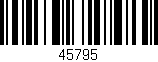 Código de barras (EAN, GTIN, SKU, ISBN): '45795'