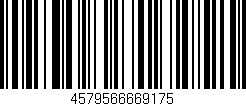 Código de barras (EAN, GTIN, SKU, ISBN): '4579566669175'