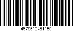 Código de barras (EAN, GTIN, SKU, ISBN): '4579612451150'