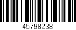 Código de barras (EAN, GTIN, SKU, ISBN): '45798238'