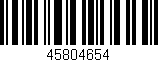 Código de barras (EAN, GTIN, SKU, ISBN): '45804654'