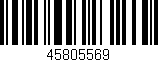 Código de barras (EAN, GTIN, SKU, ISBN): '45805569'