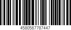 Código de barras (EAN, GTIN, SKU, ISBN): '4580567787447'