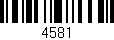 Código de barras (EAN, GTIN, SKU, ISBN): '4581'