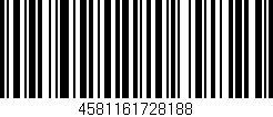 Código de barras (EAN, GTIN, SKU, ISBN): '4581161728188'
