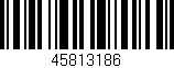 Código de barras (EAN, GTIN, SKU, ISBN): '45813186'