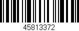 Código de barras (EAN, GTIN, SKU, ISBN): '45813372'