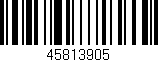 Código de barras (EAN, GTIN, SKU, ISBN): '45813905'