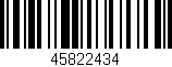Código de barras (EAN, GTIN, SKU, ISBN): '45822434'
