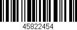 Código de barras (EAN, GTIN, SKU, ISBN): '45822454'