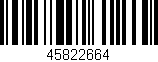 Código de barras (EAN, GTIN, SKU, ISBN): '45822664'