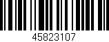 Código de barras (EAN, GTIN, SKU, ISBN): '45823107'