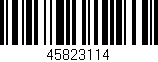 Código de barras (EAN, GTIN, SKU, ISBN): '45823114'
