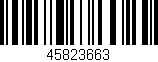 Código de barras (EAN, GTIN, SKU, ISBN): '45823663'