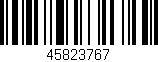 Código de barras (EAN, GTIN, SKU, ISBN): '45823767'