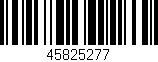 Código de barras (EAN, GTIN, SKU, ISBN): '45825277'