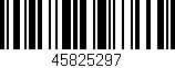 Código de barras (EAN, GTIN, SKU, ISBN): '45825297'