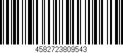 Código de barras (EAN, GTIN, SKU, ISBN): '4582723809543'