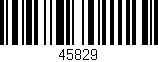 Código de barras (EAN, GTIN, SKU, ISBN): '45829'