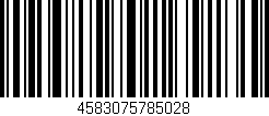 Código de barras (EAN, GTIN, SKU, ISBN): '4583075785028'