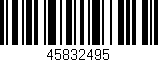 Código de barras (EAN, GTIN, SKU, ISBN): '45832495'