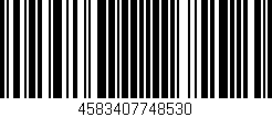 Código de barras (EAN, GTIN, SKU, ISBN): '4583407748530'