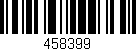 Código de barras (EAN, GTIN, SKU, ISBN): '458399'