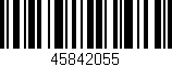 Código de barras (EAN, GTIN, SKU, ISBN): '45842055'