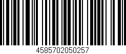 Código de barras (EAN, GTIN, SKU, ISBN): '4585702050257'