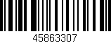 Código de barras (EAN, GTIN, SKU, ISBN): '45863307'