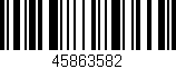 Código de barras (EAN, GTIN, SKU, ISBN): '45863582'