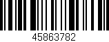 Código de barras (EAN, GTIN, SKU, ISBN): '45863782'