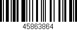 Código de barras (EAN, GTIN, SKU, ISBN): '45863864'