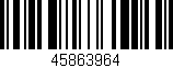 Código de barras (EAN, GTIN, SKU, ISBN): '45863964'