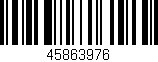 Código de barras (EAN, GTIN, SKU, ISBN): '45863976'
