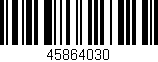 Código de barras (EAN, GTIN, SKU, ISBN): '45864030'
