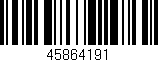 Código de barras (EAN, GTIN, SKU, ISBN): '45864191'