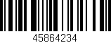 Código de barras (EAN, GTIN, SKU, ISBN): '45864234'
