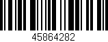 Código de barras (EAN, GTIN, SKU, ISBN): '45864282'