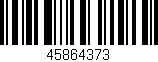 Código de barras (EAN, GTIN, SKU, ISBN): '45864373'