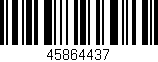 Código de barras (EAN, GTIN, SKU, ISBN): '45864437'