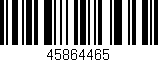 Código de barras (EAN, GTIN, SKU, ISBN): '45864465'