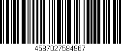 Código de barras (EAN, GTIN, SKU, ISBN): '4587027584967'