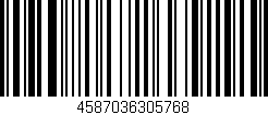 Código de barras (EAN, GTIN, SKU, ISBN): '4587036305768'