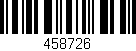 Código de barras (EAN, GTIN, SKU, ISBN): '458726'